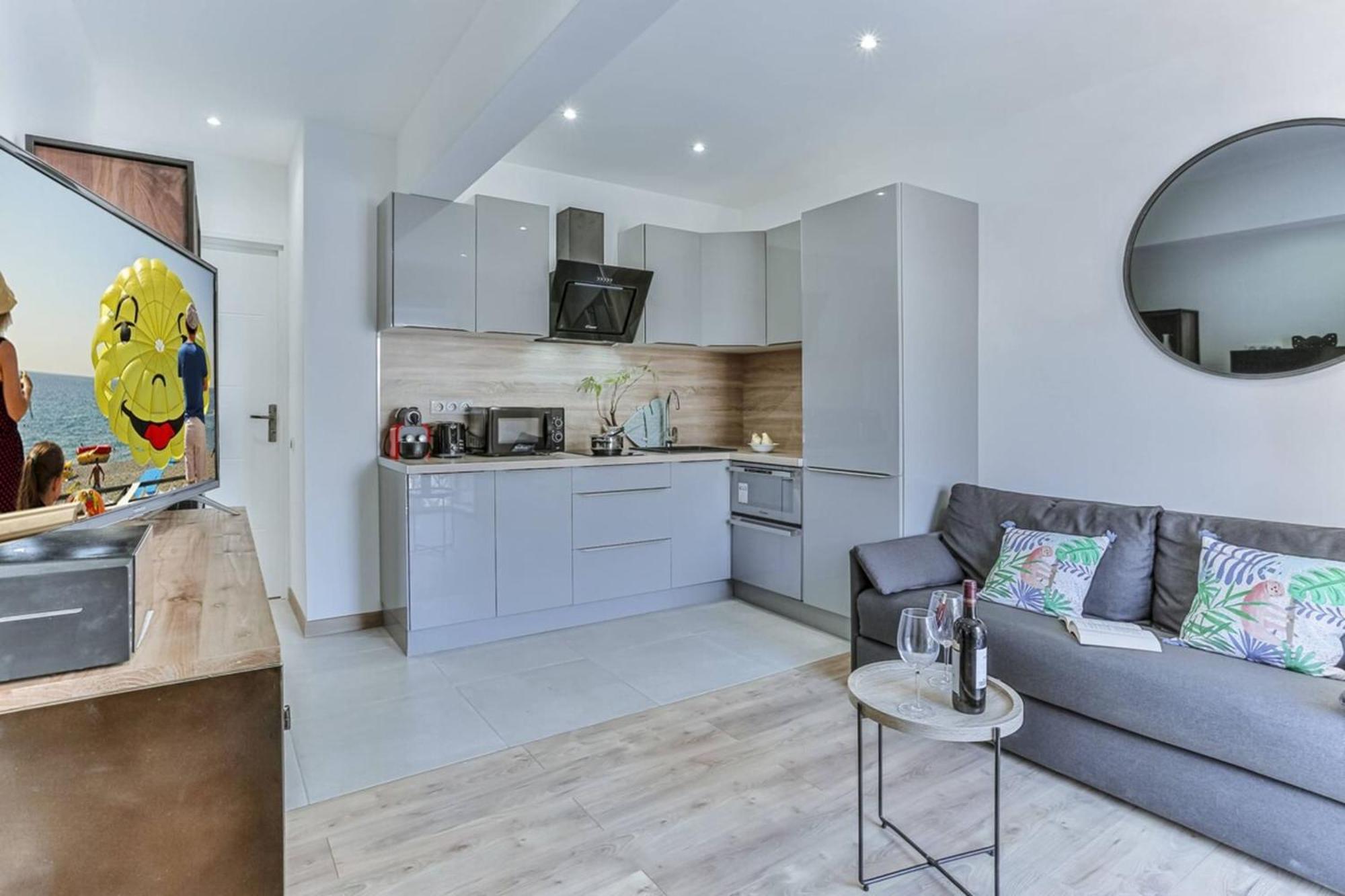 Massena Cours - Terrasse - Zone Pietonne Apartment Nice Bagian luar foto