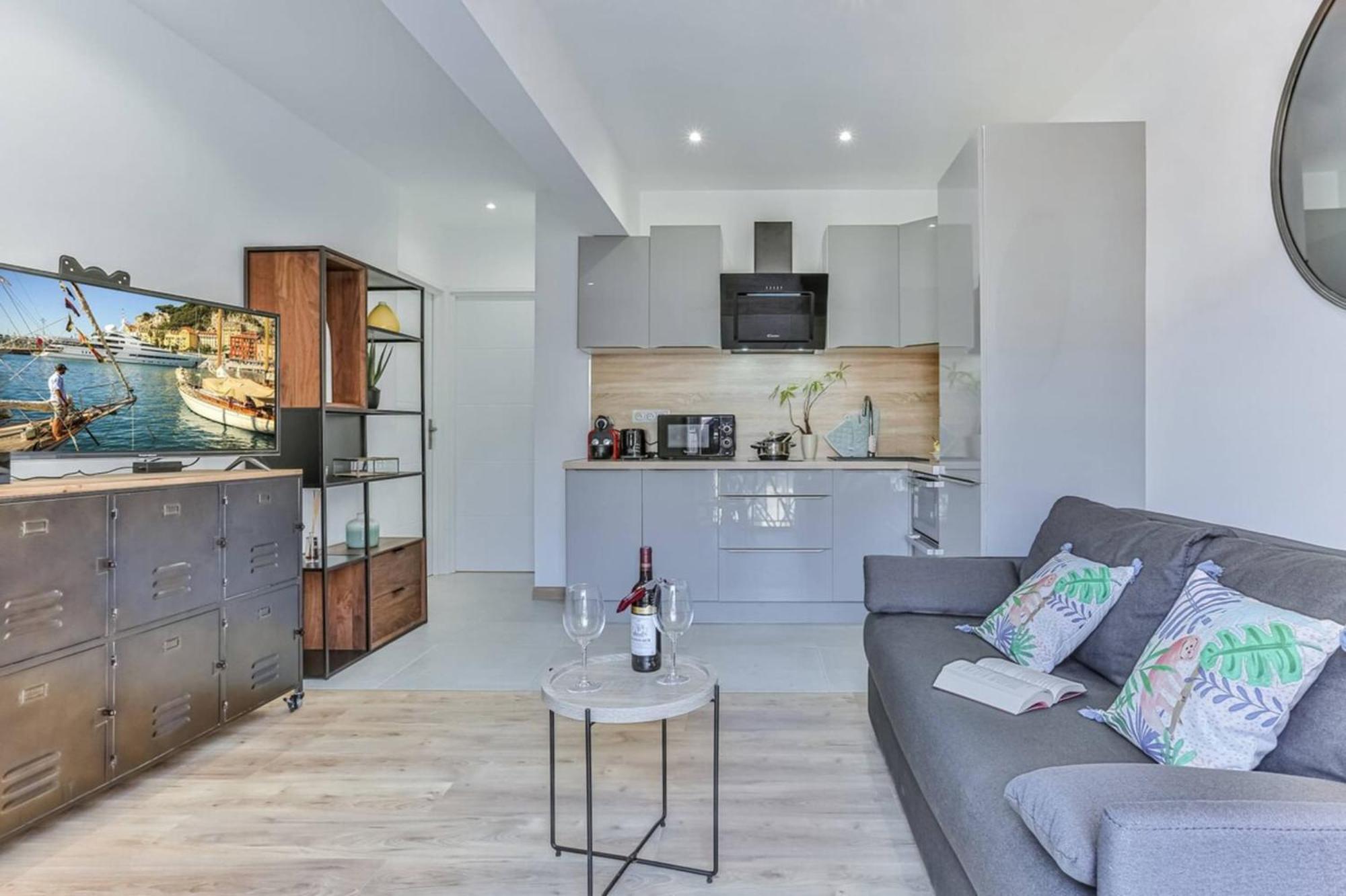 Massena Cours - Terrasse - Zone Pietonne Apartment Nice Bagian luar foto