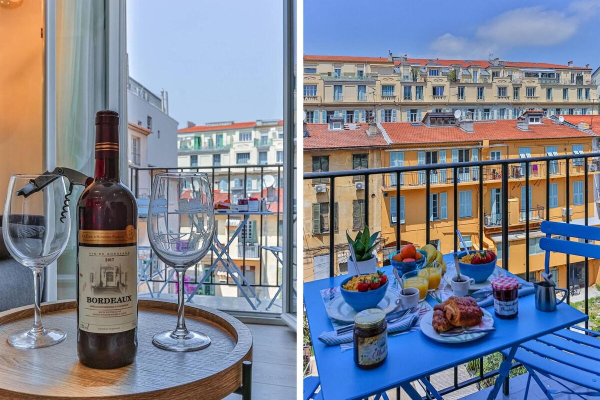 Massena Cours - Terrasse - Zone Pietonne Apartment Nice Bagian luar foto
