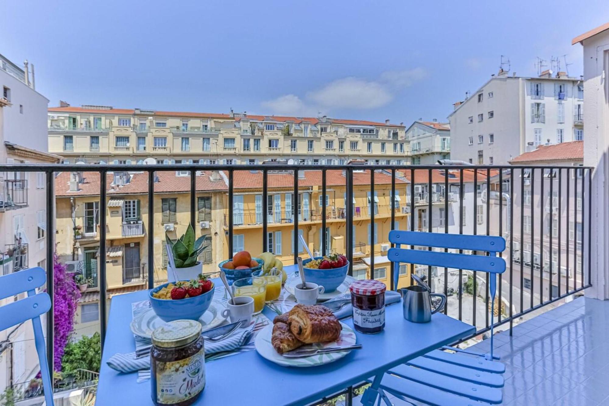 Massena Cours - Terrasse - Zone Pietonne Apartment Nice Bagian luar foto