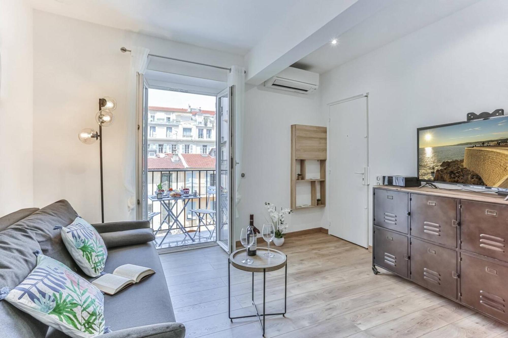 Massena Cours - Terrasse - Zone Pietonne Apartment Nice Bagian luar foto